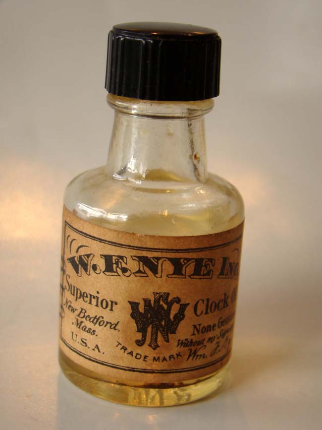 A small bottle of Whale Oil distributed by William F. Nye (1840-1910) of New Bedford circa 1890